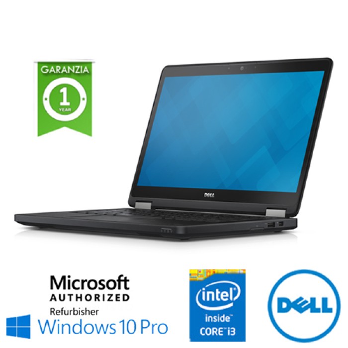 Notebook Dell Latitude E5250 Core i3-4030U 1.9GHz 8Gb 500Gb 12.5' Windows 10 Professional