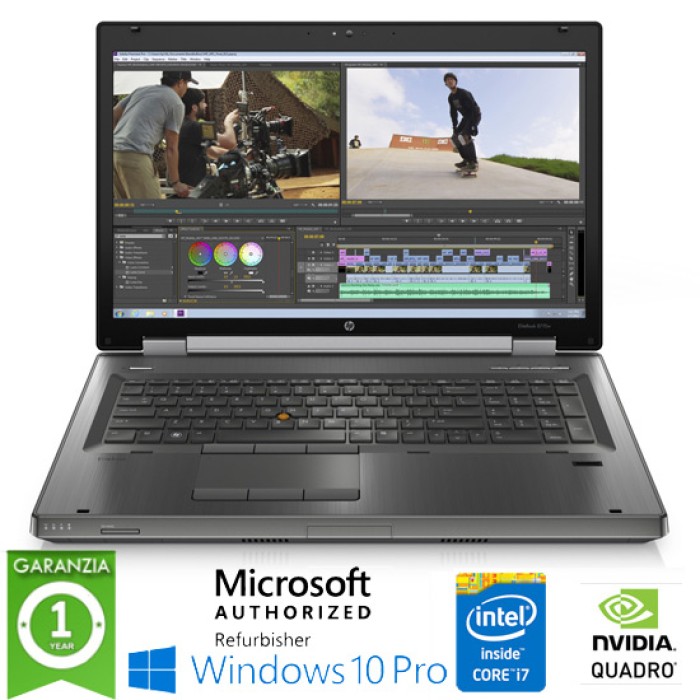 Workstation HP EliteBook 8560w Core i7-2860QM 16Gb 500Gb 15.6' QUADRO 2Gb Windows 10 Professional