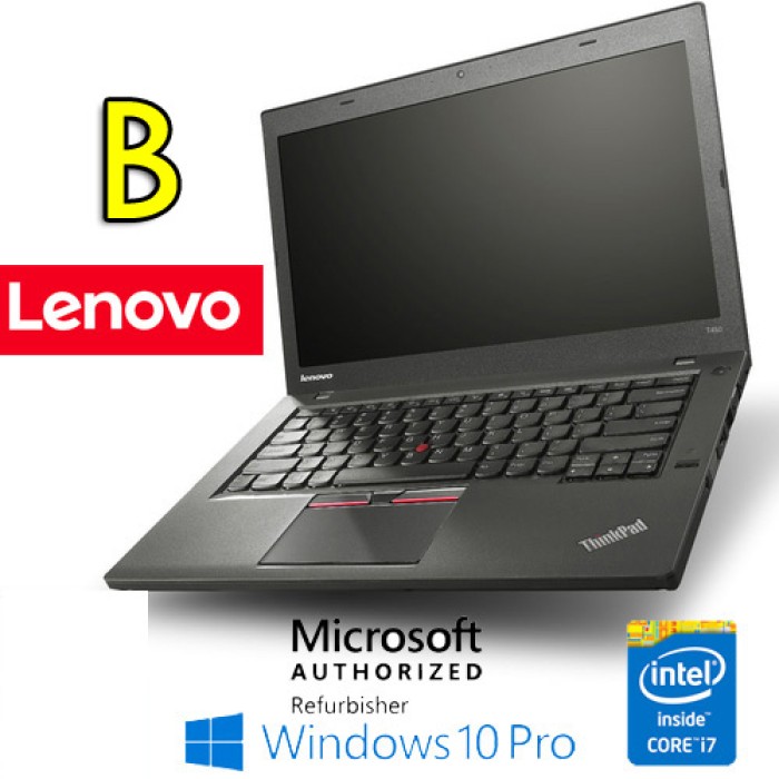 Notebook Lenovo Thinkpad T450 Core i7-5600U Quinta Gen. 8Gb 500Gb 14.1' Windows 10 Professional [Grade B]