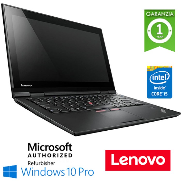 Notebook Lenovo Thinkpad X1 Carbon Core i5-5300U 8Gb Ram 256Gb SSD 14' Windows 10 Professional 