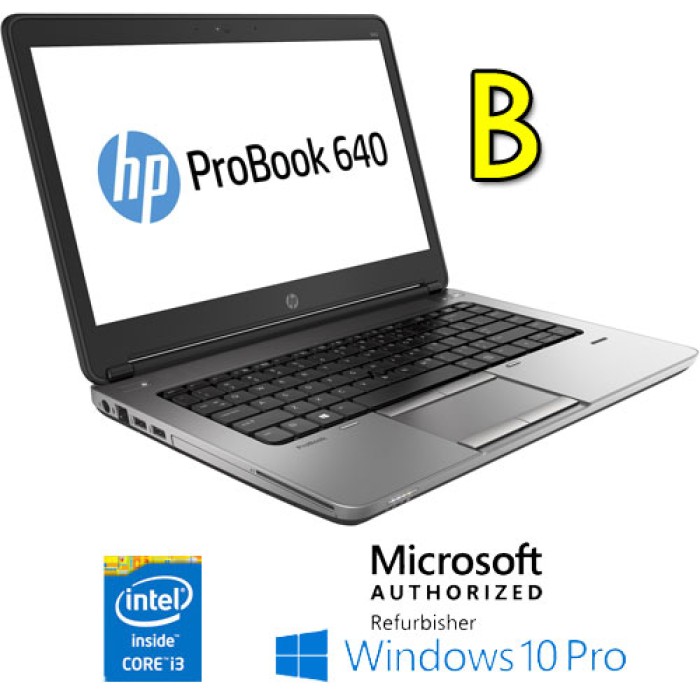 Notebook HP ProBook 640 G1 Core i3-4000M 4Gb 500Gb 14.1' AG LED Windows 10 Professional [Grade B]