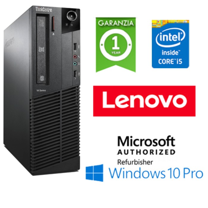 PC Lenovo Thinkcentre M93p SFF Core i5-4590 3.3GHz 4Gb Ram 500Gb DVD Windows 10 Professional 