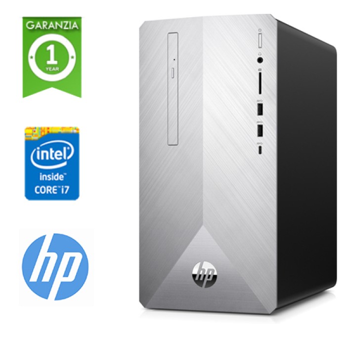 PC HP Pavilion 595-P0019NL Core i7-8700 3.2GHz 8Gb 1Tb + 16GB SSD DVD-RW GEFORCE GTX 1050 2GB Win 10 HOME