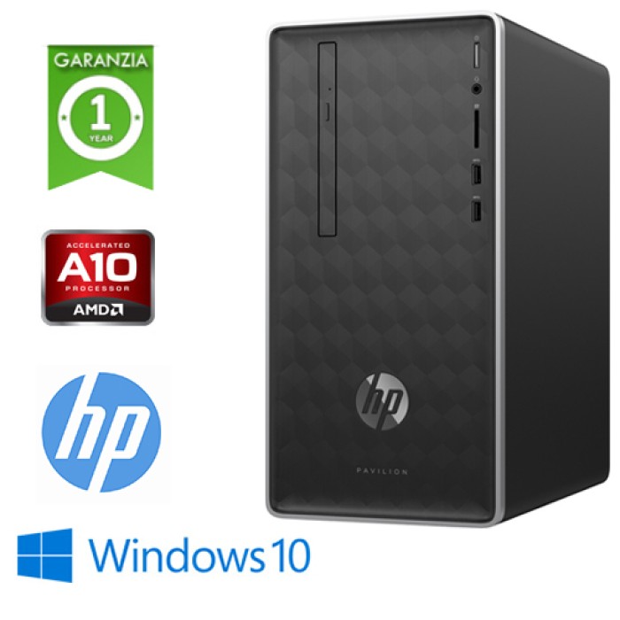 PC HP Pavilion 590-P0008NL AMD A10-9700 3.5GHz 8Gb 1Tb DVD-RW GEFORCE GT 1030 2GB Windows 10 HOME
