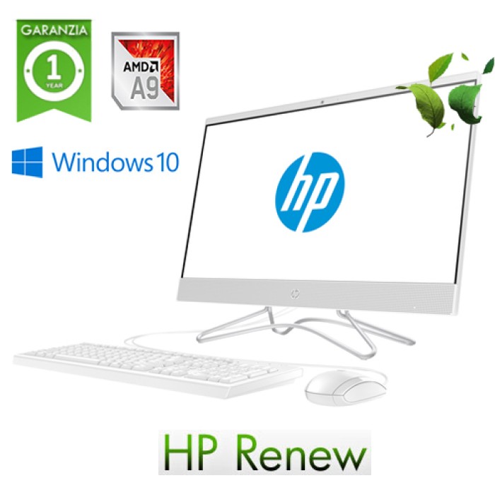 PC HP All in One 22-C0023NL AMD A9-9425 3.1GHZ 8Gb 1Tb + 128Gb SSD 21.5' FHD AMD Radeon A5 Windows 10 HOME