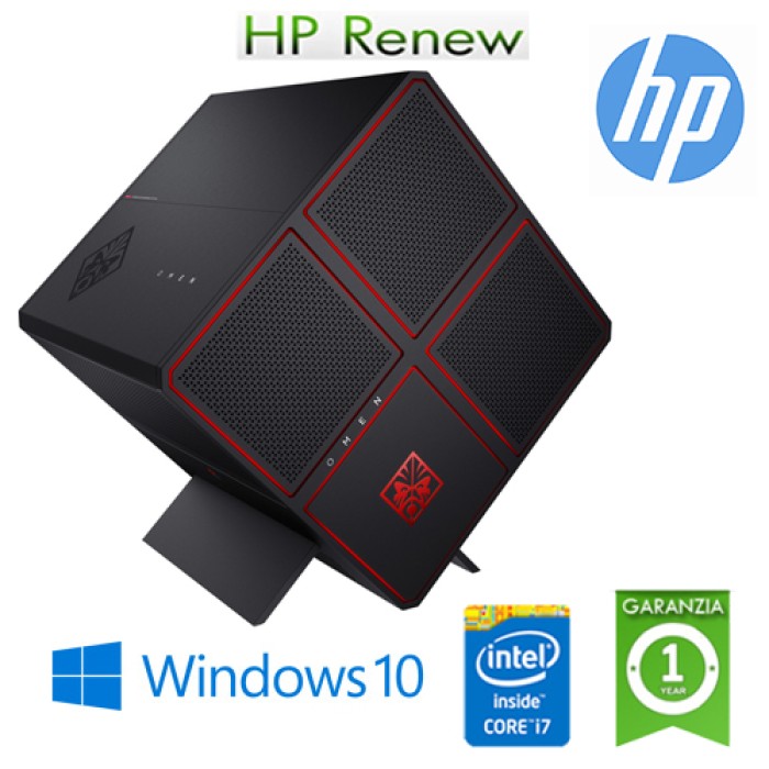 PC HP Gaming OMEN 900-110nl i7-7700 16Gb 2TB+256Gb SSD GeForce GTX 1080 8GB Tower Black Red Windows 10 HOME