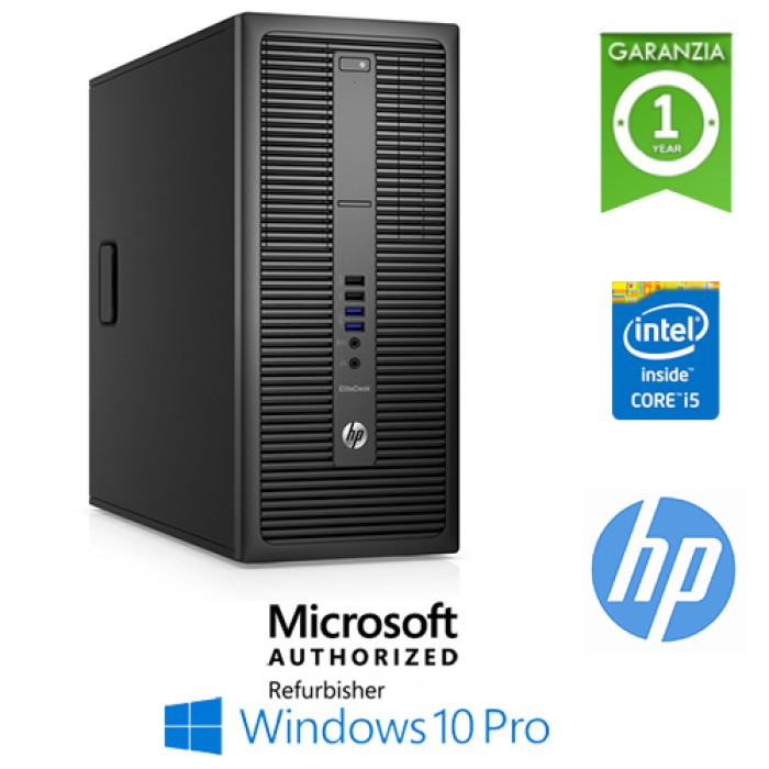 PC HP EliteDesk 800 G2 MT Core i5-6500 3.2GHz 8Gb Ram 500Gb Windows 10 Professional