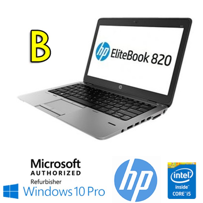 Notebook HP EliteBook 820 G1 Core i5-4300U 4Gb 320Gb 12.5' HD AG LED Windows 10 Professional [Grade B]