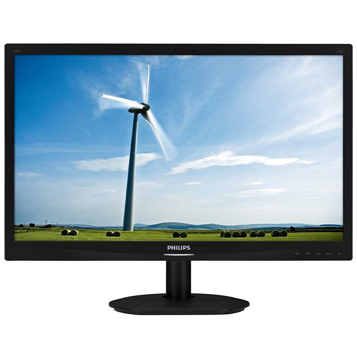 Monitor PC LCD Philips 241S4 24 Pollici 1920x1080 FHD Wide VGA DVI Black