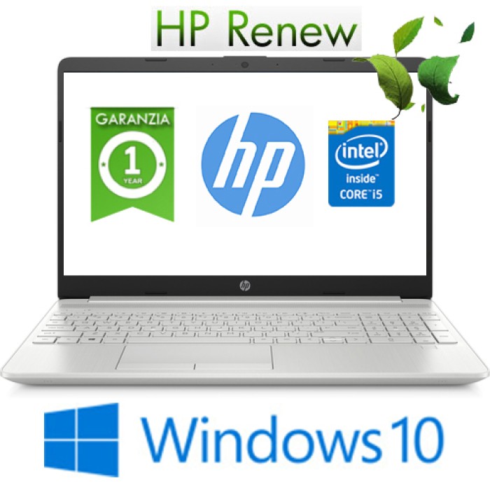 Notebook HP 15-dw0004nl i5-8265U 8Gb 1128Gb SSD 15.6' FHD NVIDIA GeForce MX110 2GB Windows 10 HOME