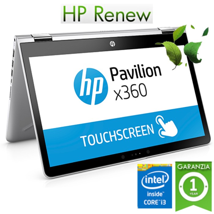 Notebook HP Pavilion x360 14-cd0008nl Intel Core i3-81300U 2.2GHz 8Gb 128Gb SSD 14' FHD SVA Windows 10 HOME