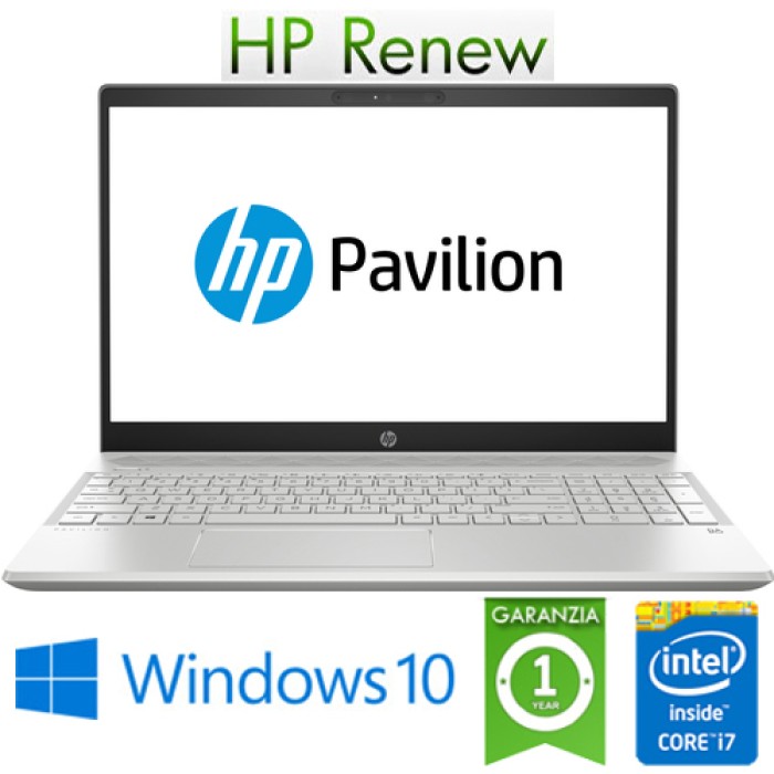 Notebook HP Pavilion 15-cs0996nl i7-8550U 16Gb 256Gb SSD 15.6' FHD NVIDIA GeForce MX150 2GB Windows 10 HOME
