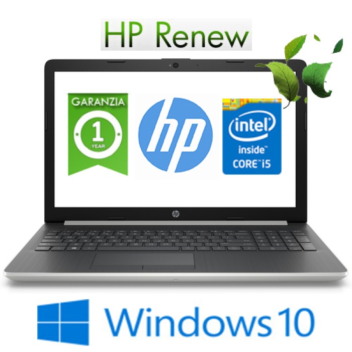 Notebook HP 15-da0090nl Core i5-8250U 1.6GHz 8Gb 1Tb 15.6' HD DVD-RW GeForce MX110 2GB Windows 10 HOME