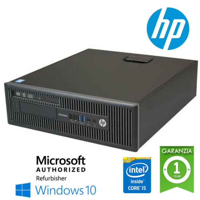 PC HP EliteDesk 800 G1 SFF Core i5-4570 3.2GHz 8Gb 240Gb SSD DVD Windows 10 HOME