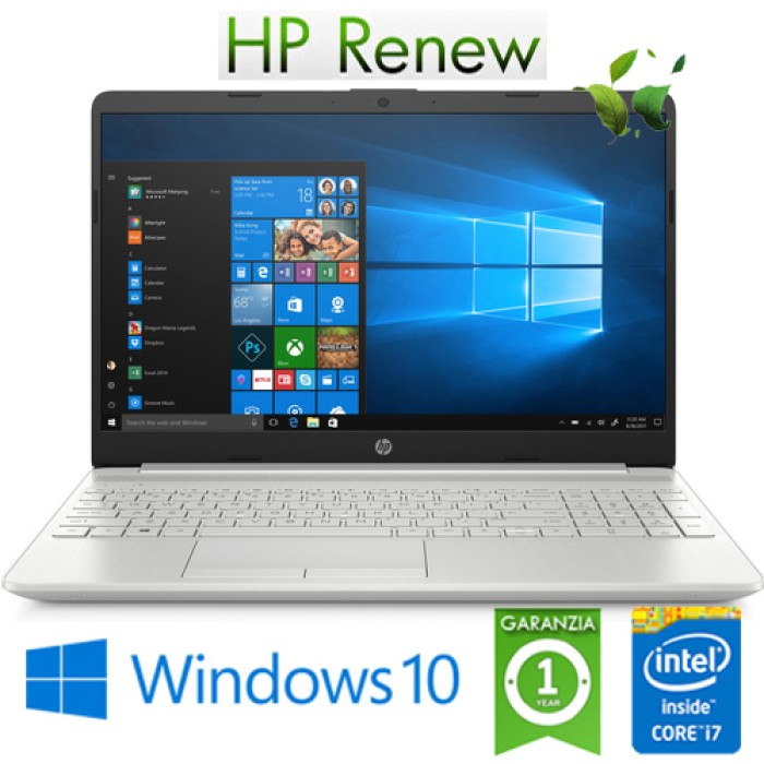 Notebook HP 15-dw0120nl Core i7-8565U 1.6GHz 8Gb 512Gb SSD 15.6' FHD Nvidia GeForce MX130 Windows 10 HOME