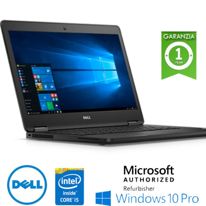 Notebook Dell Latitude E5470 Core i5-6200U 8Gb 500Gb 14.1' WEBCAM Windows 10 Professional