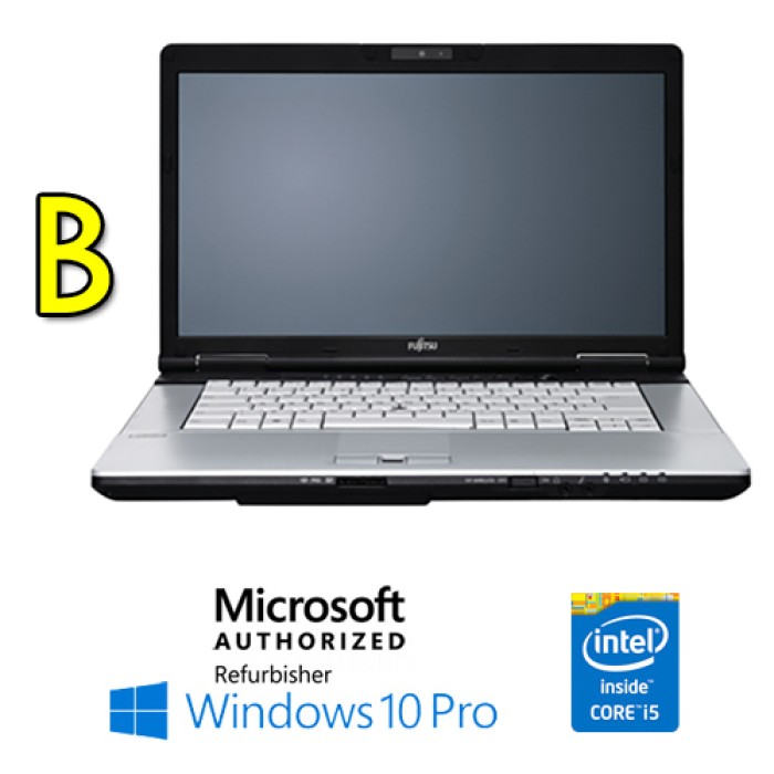 Notebook Fujitsu Lifebook E751 Core i5-2410M 4Gb Ram 320Gb DVD-RW 15.6' Windows 10 Professional [Grade B]