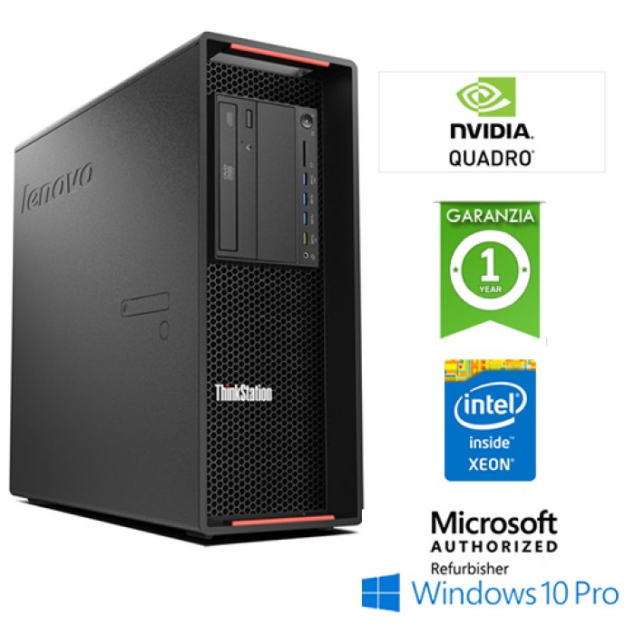 Workstation Lenovo ThinkStation P700 2 Xeon E5-2630 V3 32Gb 1Tb DVD-RW Quadro M4000 8Gb Windows 10 Pro