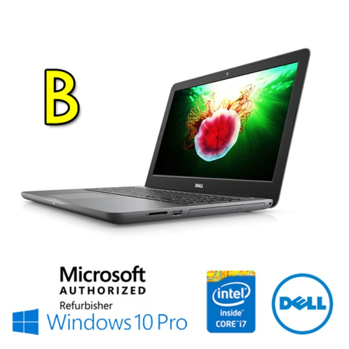 Notebook Dell Inspiron 5567 Core i7-7500U 8Gb 256Gb SSD 15.6' WEBCAM Windows 10 Professional [Grade B]
