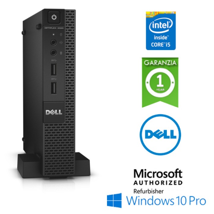 PC Dell Optiplex 3020M USDT Core i5-4590T 2.0GHz 8Gb Ram 500Gb NO ODD Windows 10 Professional