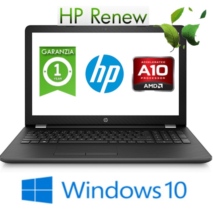 Notebook HP 15-bw012nl AMD A10-9620P 8Gb 1Tb 15.6' HD BV DVD-RW AMD Radeon 530 Windows 10 HOME
