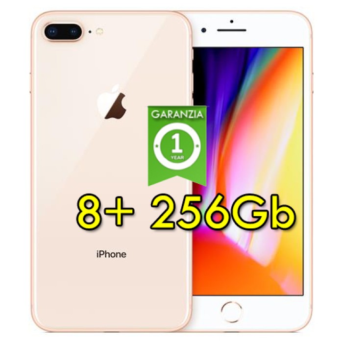 Apple iPhone 8 Plus 256Gb Gold A11 MQ9Q2J/A 5.5' Oro Originale iOS 12