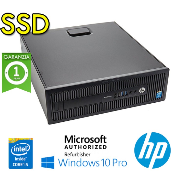 PC HP ProDesk 600 G1 SFF Core i5-4570 3.2GHz 8Gb 240Gb SSD NO-ODD Windows 10 Professional 