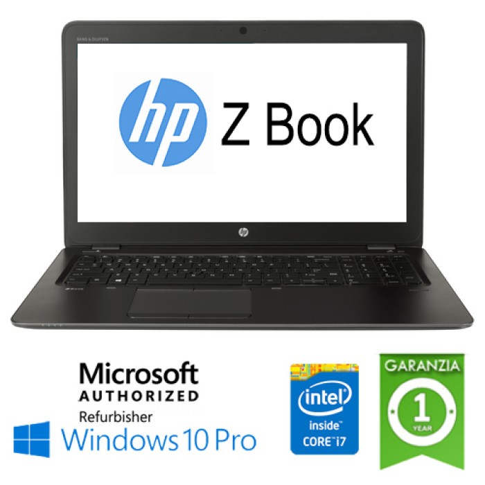 Mobile Workstation HP ZBOOK 15U G3 Core i7-6500U 2.6GHz 16Gb 256Gb SSD 15.6' Windows 10 Professional