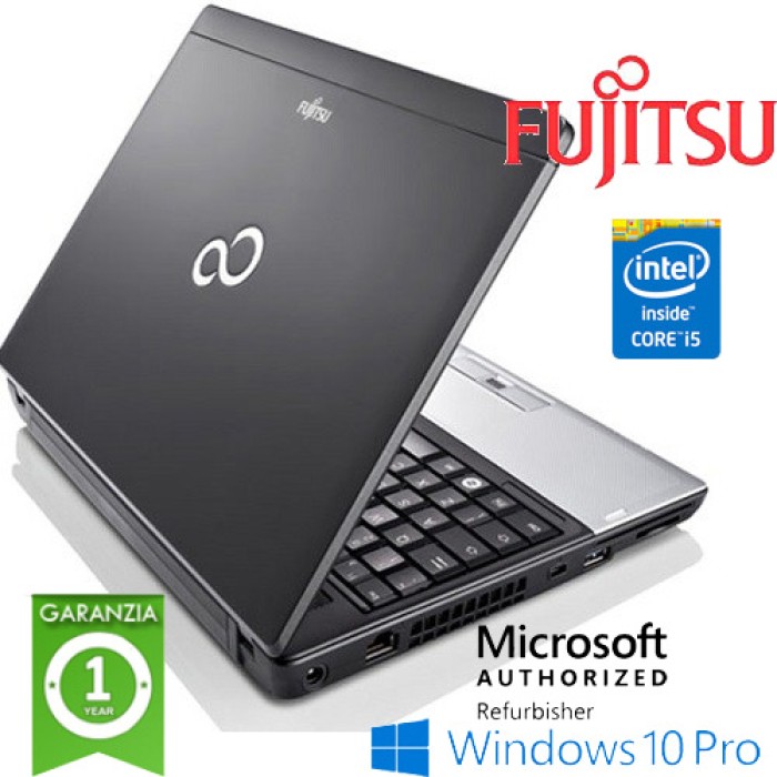 Notebook Fujitsu Lifebook P702 Core i5-3210M 2.5GHz 4Gb 320Gb 12.1' Webcam Windows 10 Professional