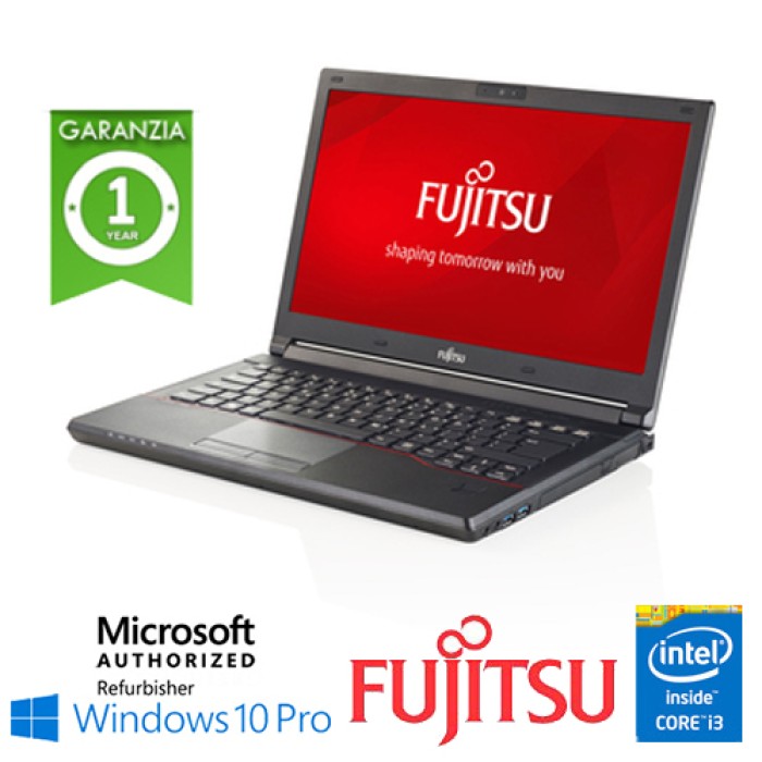 Notebook Fujitsu Lifebook E544 Core i3-4000M 8Gb Ram 320Gb DVD-RW 14' Windows 10 Professional
