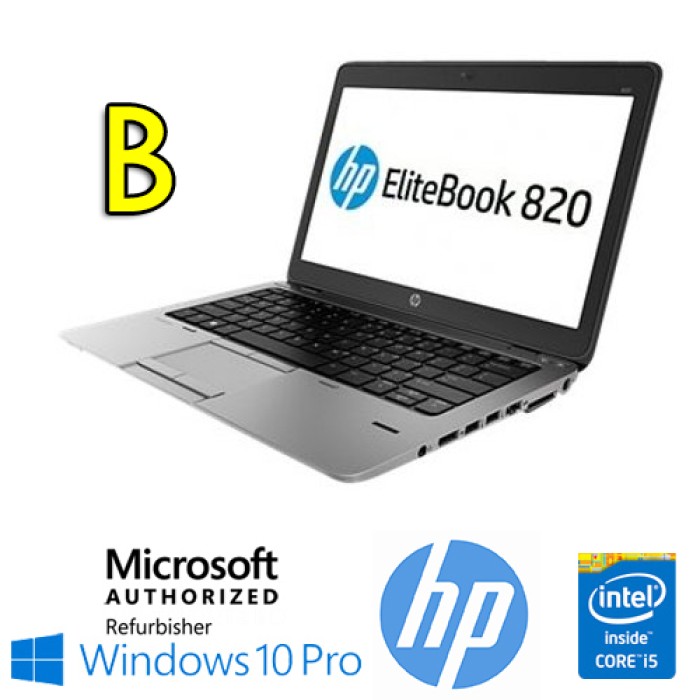 Notebook HP EliteBook 820 G2 Core i5-5200U 8Gb 240Gb SSD12.5' HD AG LED Windows 10 Pro Leggero [Grade B]