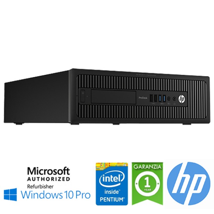 PC HP ProDesk 600 G1 SFF Intel Pentium G3440 3.3GHz 4Gb 500Gb DVD Windows 10 Professional