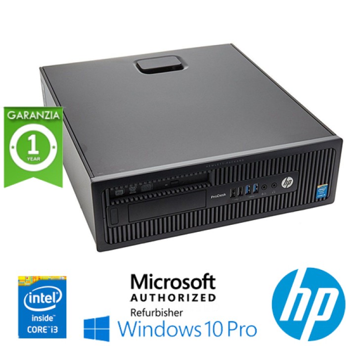 PC HP ProDesk 600 G1 SFF Core i3-4330 3.5GHz 4Gb 500Gb DVD-RW Windows 10 Professional 