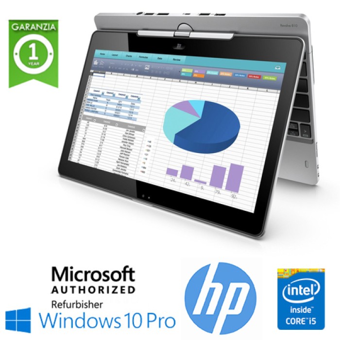 Notebook HP EliteBook Revolve 810 G3 Core i5-5200U 8Gb 128Gb SSD 11.6' Windows 10 Professional