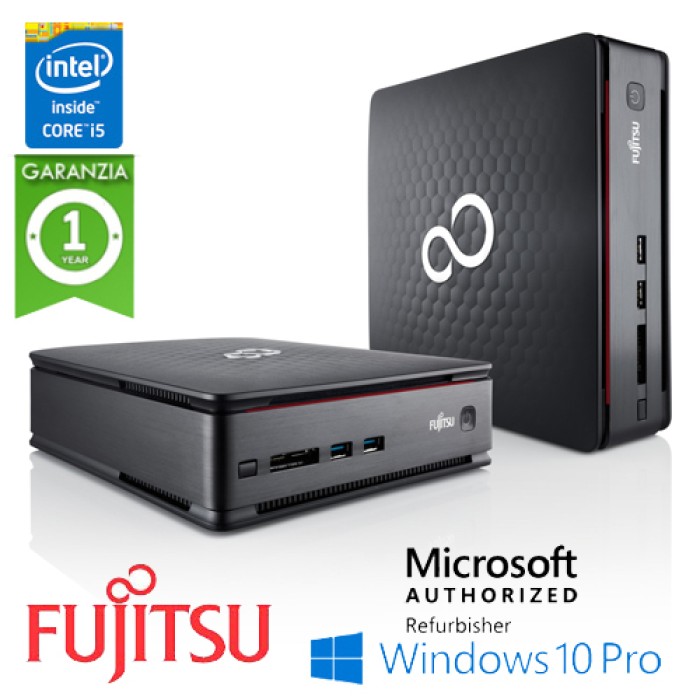 UltraSlim Tiny PC Fujitsu Esprimo Q910 Core i5-3470T 2.9GHz 4Gb 128Gb SSD Windows 10 Professional