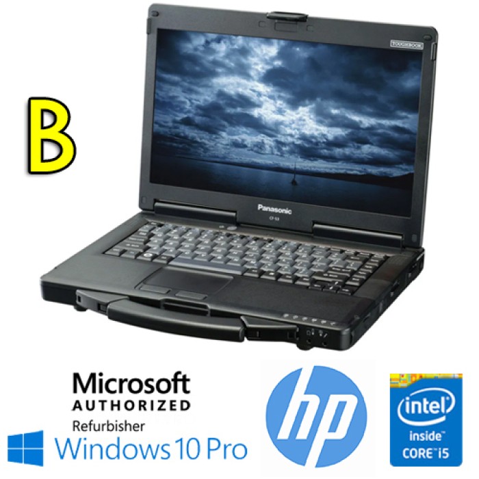 Notebook Panasonic Toughbook CF-53 Rugged Core i5-4310M 8Gb 256Gb SSD 14.1' SERIALE Windows 10 Pro [Grade B]