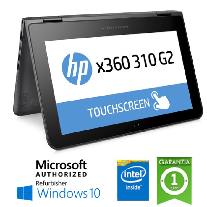Notebook HP X360 310 G2 Intel Pentium N3700 4Gb 128Gb SSD 11.6' HD TS Windows 10 HOME