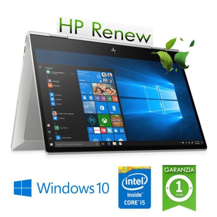 Notebook HP Envy X360 15-dr1033nl Core i5-10210U 8Gb 1Tb SSD 15.6' FHD TS Windows 10 HOME