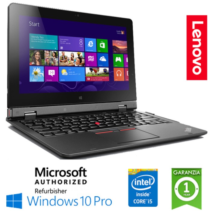 UltraBook Lenovo Helix Intel Core i5-3337U 4Gb 128Gb SSD 11.6' 1920x1080 TouchScreen Windows 10 Professional