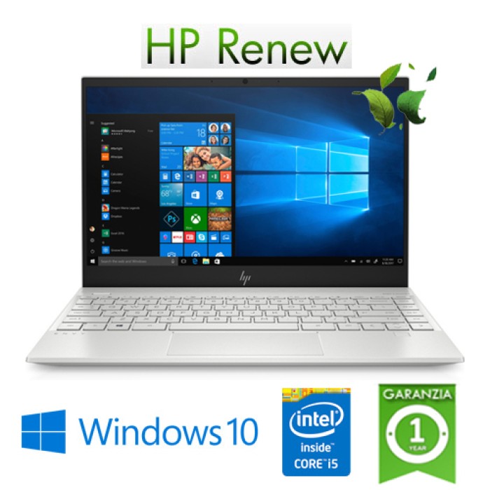 Notebook HP ENVY 13-aq1006nl Core i5-10210U 1.6GHz 8Gb 512Gb SSD 13.3' FHD LED Windows 10 HOME