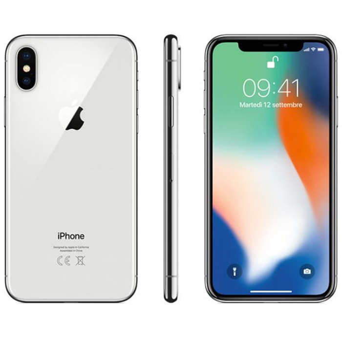 Apple iPhone X 256GB Silver MQAG2QL/A 5.8' Argento [Grade B]