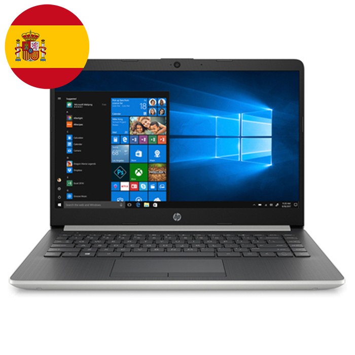 Notebook HP 14-dk0011ns RYZEN 5-3500U 2.1GHz 8GB 512GB SSD 14' HD LED Windows 10 Home [LINGUA SPAGNOLA]
