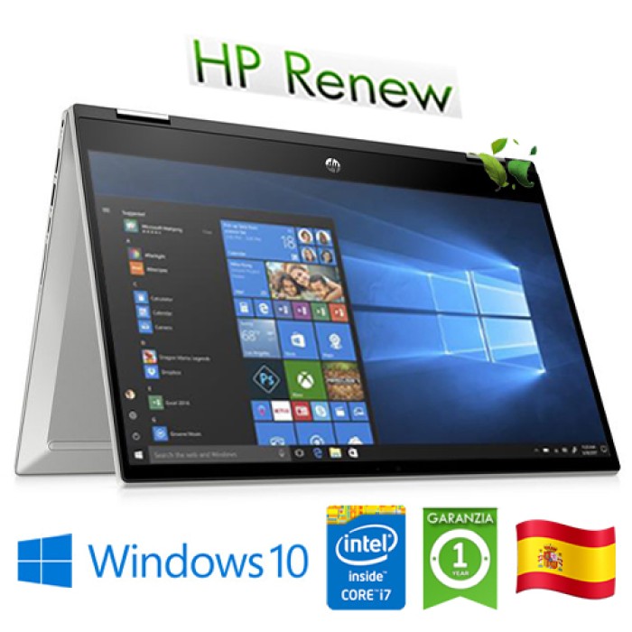 Notebook HP Pavilion x360 14-dw0011ns i7-1065G7 16Gb 1Tb SSD 14' FHD LED Windows 10 HOME [LINGUA SPAGNOLA]