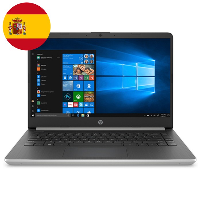 Notebook HP 14s-dq1003ns i3-1005G1 1.2GHz 8GB 256GB SSD 14' Full-HD LED Windows 10 Home [LINGUA SPAGNOLA]