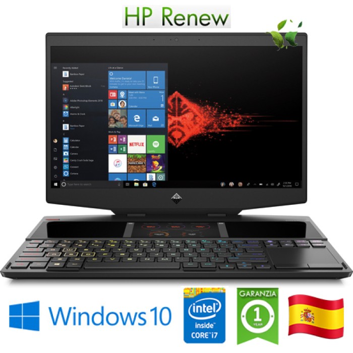 Notebook Gaming HP Omen X 15-dg0004ns i7-9750H 32Gb 1Tb SSD 15.6'  RTX 2070 8GB Win 10 HOME [LINGUA SPAGNOLA]