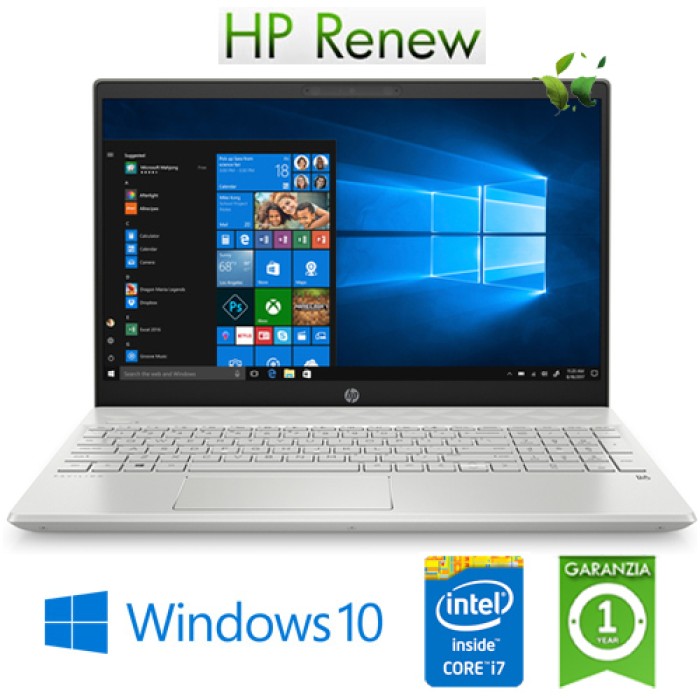 Notebook HP Pavilion 15-cs3066nl Core i7-1065G7 12Gb 1Tb SSD 15.6' FHD Nvidia GeForce MX250 2G Windows 10 HOME