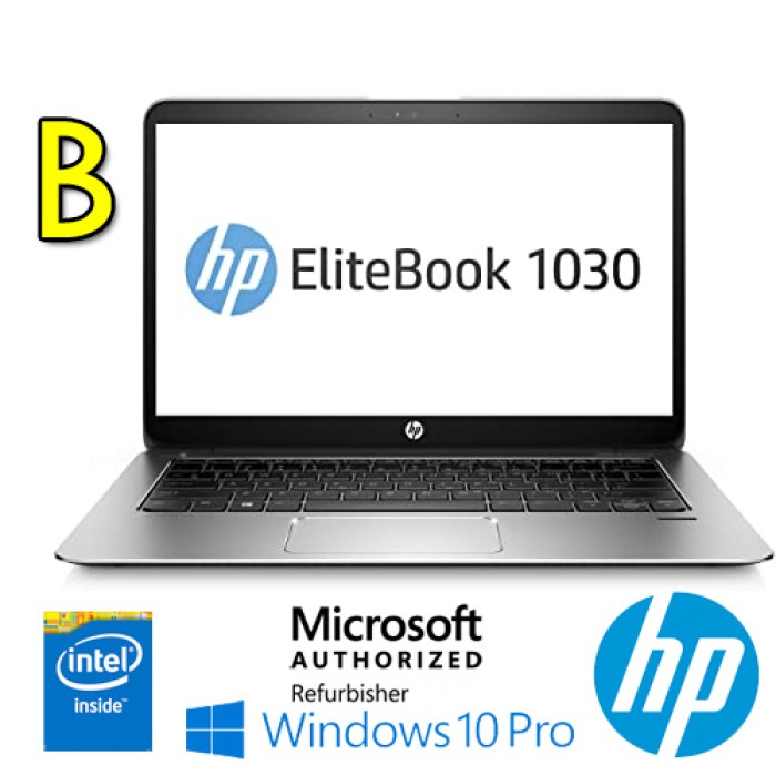 Notebook HP EliteBook 1030 G1 m7-6Y75 16Gb Ram 512Gb SSD 13.3' Windows 10 Professional [Grade B]