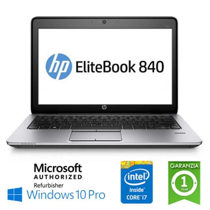 Notebook HP EliteBook 840 G2 Core i7-5600U 2.6GHz 8Gb 512Gb SSD 14'  Windows 10 Professional