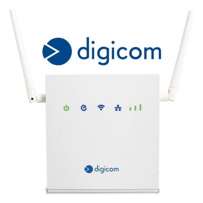 Router Digicom 4G/LTE LiteRoute 8E4617 Con WIFI 300Mbps - 2 Porte LAN 10/100Mbps - WPS [Nuovo]