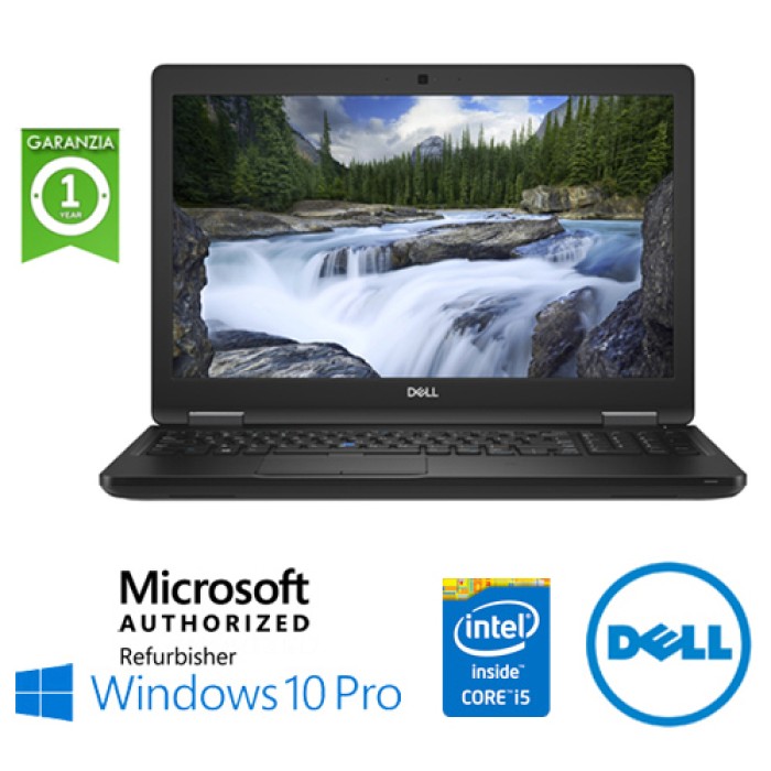 Notebook Dell Latitude E5590 Core i5-8350U 1.7GHz 8Gb 256b SSD 15.6' LED Windows 10 Professional